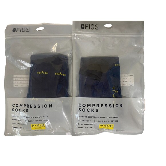 FIGS Compression Socks Size Medium LOT OF 2  BRAND NEW Women 5-10 Men 6-12 - Picture 8 of 8